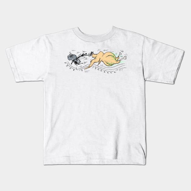 SKATE PUNK CROC 09 Kids T-Shirt by roombirth